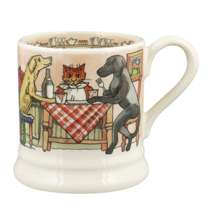 Dog's Dinner Party 1/2 Pint Mug