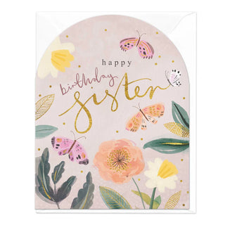 In The Garden Sister Birthday Card