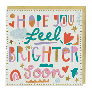 Feel Brighter Soon Patchwork Card