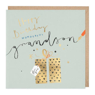 Wonderful Grandson Birthday Card