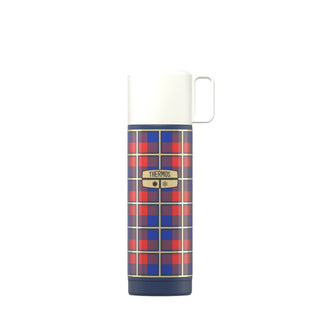 Thermos S/S Blue Plaid Flask 500ml