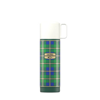 Thermos S/S Green Plaid Flask 500ml