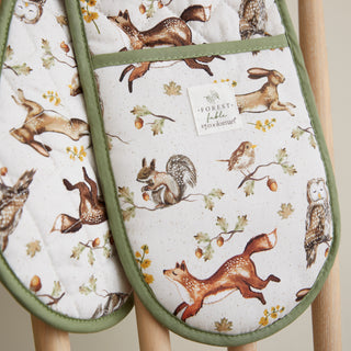 Forest Fable Double Oven Glove