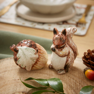 Forest Fable Ceramic Salt & Pepper Shaker Set