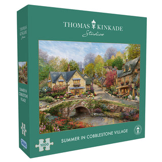 Thomas Kinkade: Summer in Cobblestone Village Jigsaw (1000)