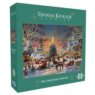 Thomas Kinkade: The Christmas Festival Jigsaw(1000)