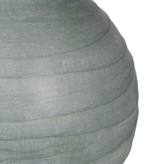 Round Green Glass Vase