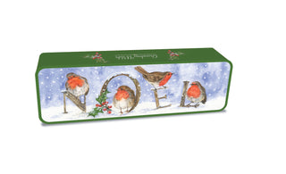 Embossed Robin Noel Tin
