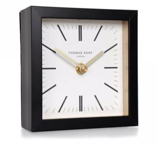 Garrick Black Mantle Clock