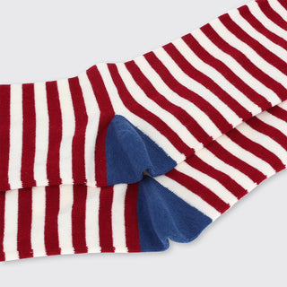 Hector Men's Stripe Socks - Royal Blue/Red