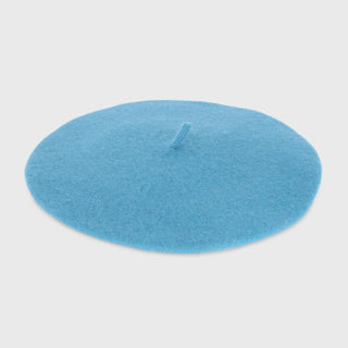 Fleur Wool Beret - Duck Egg Blue