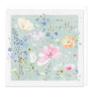 Delicate Floral Sympathy Card