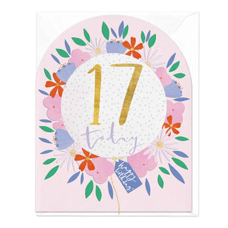 17 Today Floral Arch Card