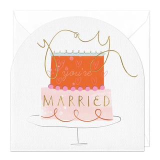 Yay You're Married Wedding Card