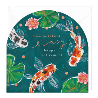 Retirement Koi Arch Card