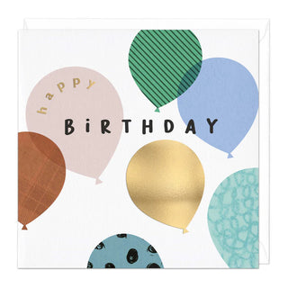 Elegant Balloons Birthday Card