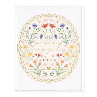 Happily Ever After Floral Card