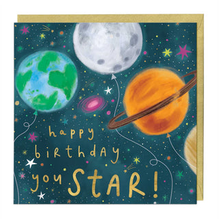 Universe's Brightest Star Birthday Card