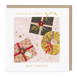 Delicate Presents Birthday Card