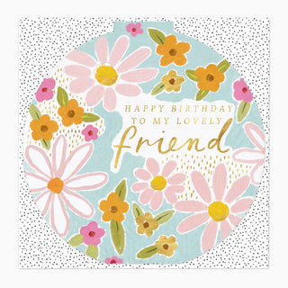 Lovely Friend Bauble Birthday Card