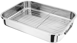 Judge Speciality Cookware, 42 x 30 x 6.5cm Roasting Pan with Rack