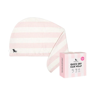 Primrose Pink Waffle Hair Wrap