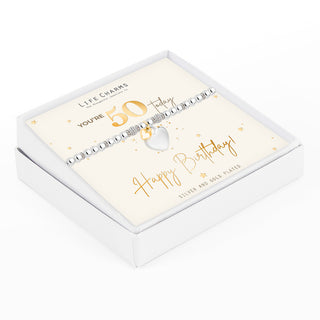 Happy 50th Birthday Bracelet