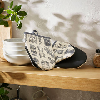 Herbs & Spices Microwave Mitts Pair