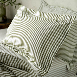 Hebden Single Duvet Cover Set Olive