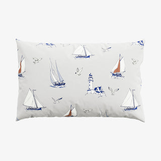 Sail Boats Super King Duvet Cover Set Grey / Multi