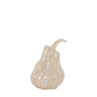 Ceramic Pumpkin Chestnut Brown
