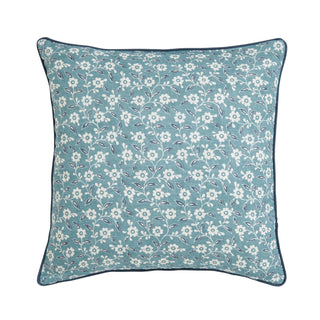 Folk Ditsy Cushion Blue/Teal