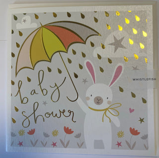 Bunny Baby Shower Card