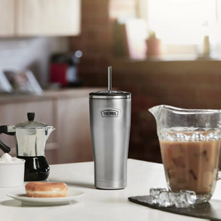 Icon Cold Cup with Straw - Stainless Steel