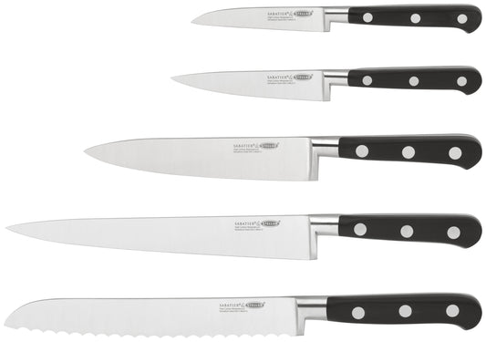 Stellar Sabatier 5 Piece Knife Block Set