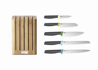 Elevate Knives Bamboo 5-piece Knife Set with Bambo Block