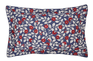 Grove Floral Single Duvet Cover Set Royal Blue