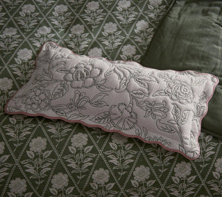Juliette Rice Stitch Cushion 30cm x 60cm, Creme