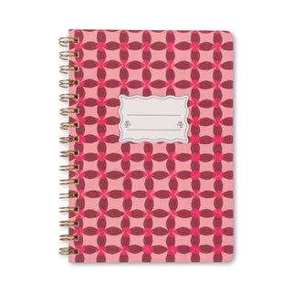 Tulip A5 Twin Wire Notebook Pinwheel Pink