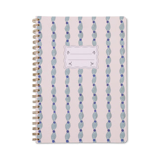 Tulip A4 Twin Wire Notebook Wavy Blue