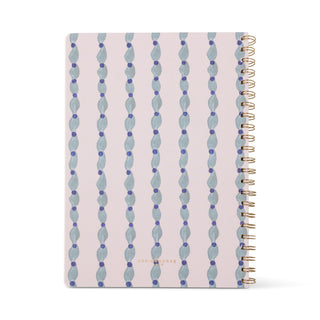 Tulip A4 Twin Wire Notebook Wavy Blue