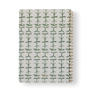Tulip A4 Twin Wire Notebook Green Vine
