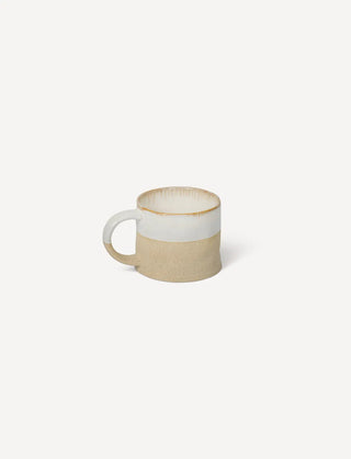 Bladon Half Glazed Mugs Set of 2 White