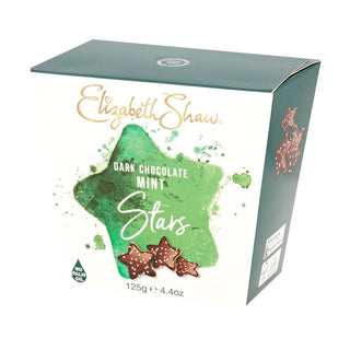 Dark Chocolate Mint Stars