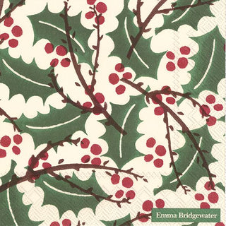 Holly And Berry Paper Napkin