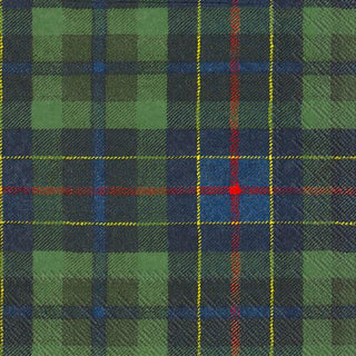 Tartan Green Paper Napkin