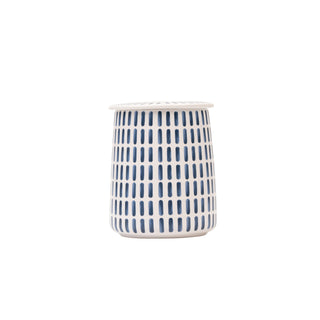 At Home Coffee Canister Blue