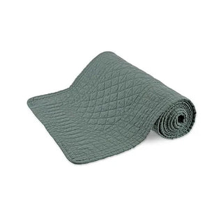 MB Signature Cotton Table Runner Sea Green