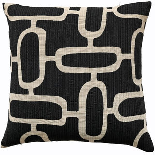 Edison Black Large Cushion