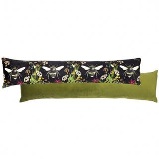 Midnight Garden Bee Draught Excluder Black